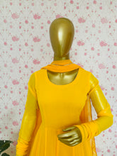 Sunflower yellow anarkali - kasumi.in